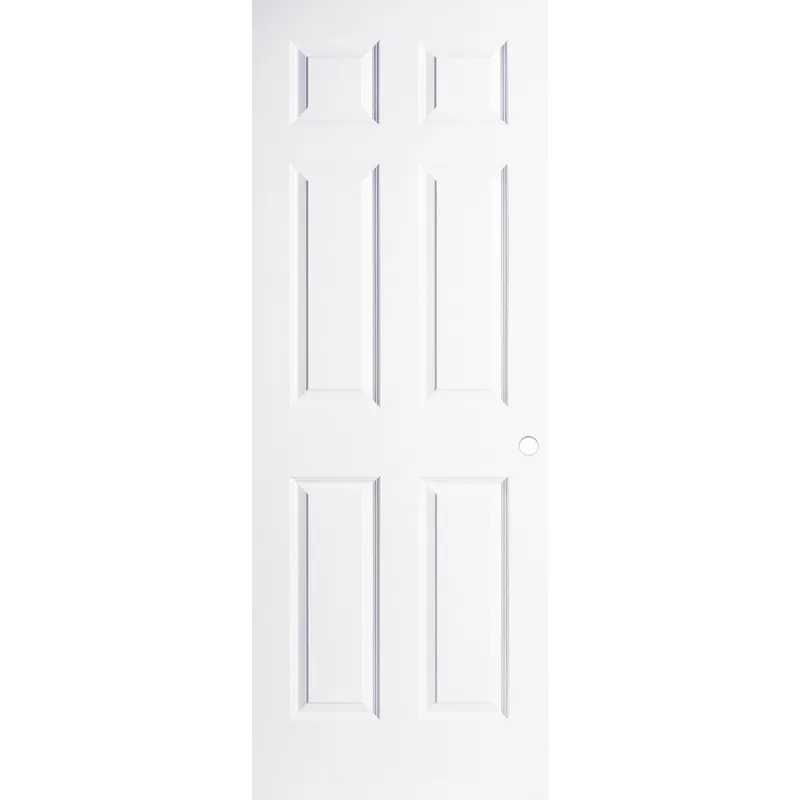 Puerta Hdf 90 X 200 6 Paneles - Sin Perforacion