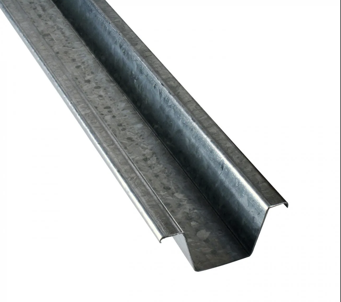Omega techo 38x35x15x8x0,85 mm (6 m) – Perfil galvanizado para fijación de cubiertas