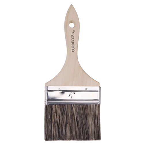 BROCHA CONDECORA 4 CERDA GRIS